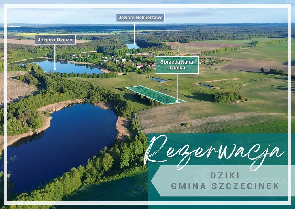 Działka budowlana Dziki. Zdjęcie 1