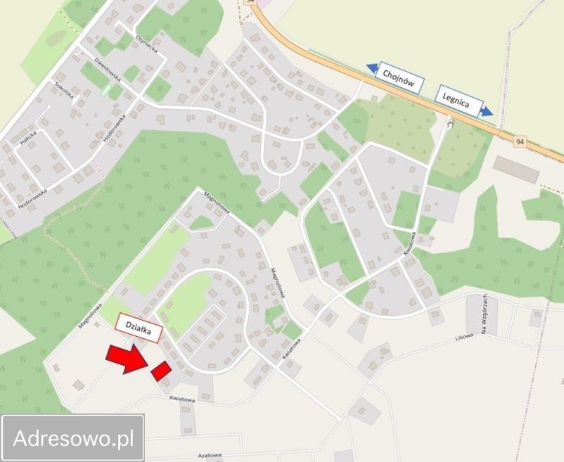 Działka budowlana Gniewomirowice. Zdjęcie 2