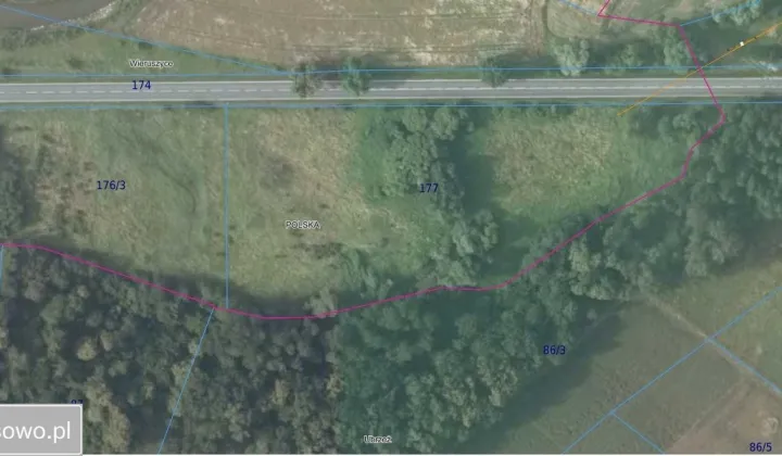 Działka inwestycyjna Wieruszyce