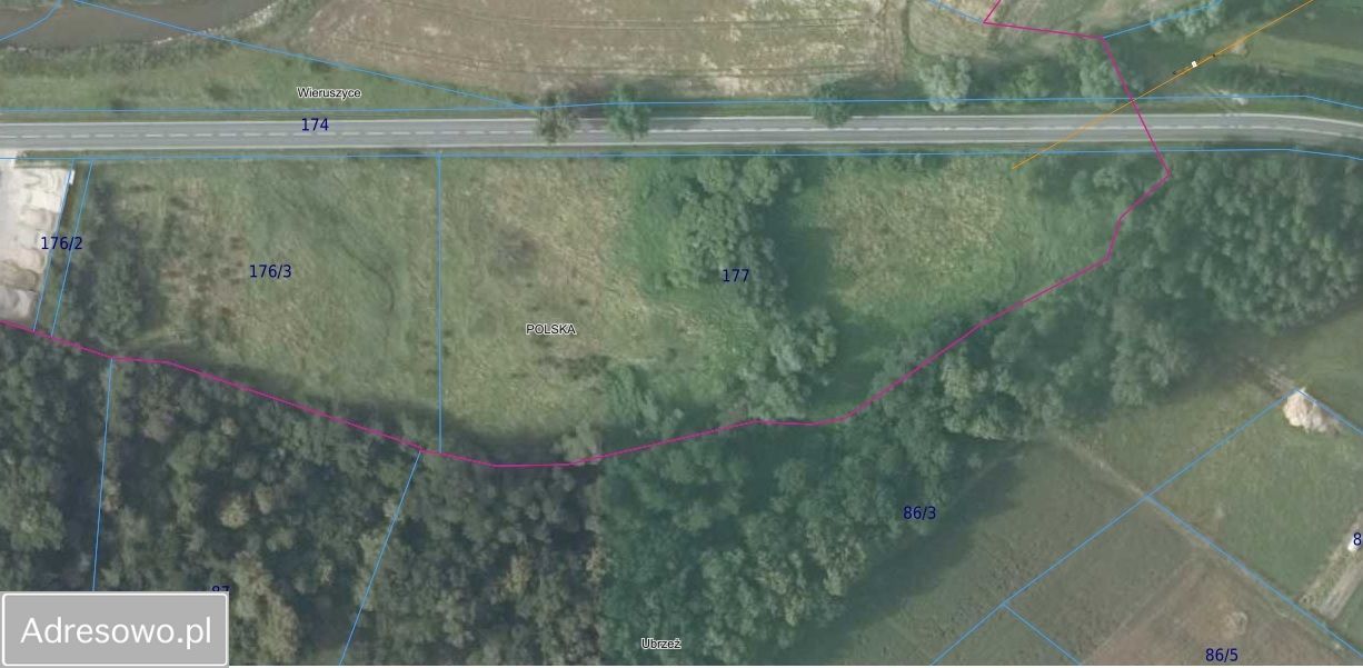 Działka inwestycyjna Wieruszyce