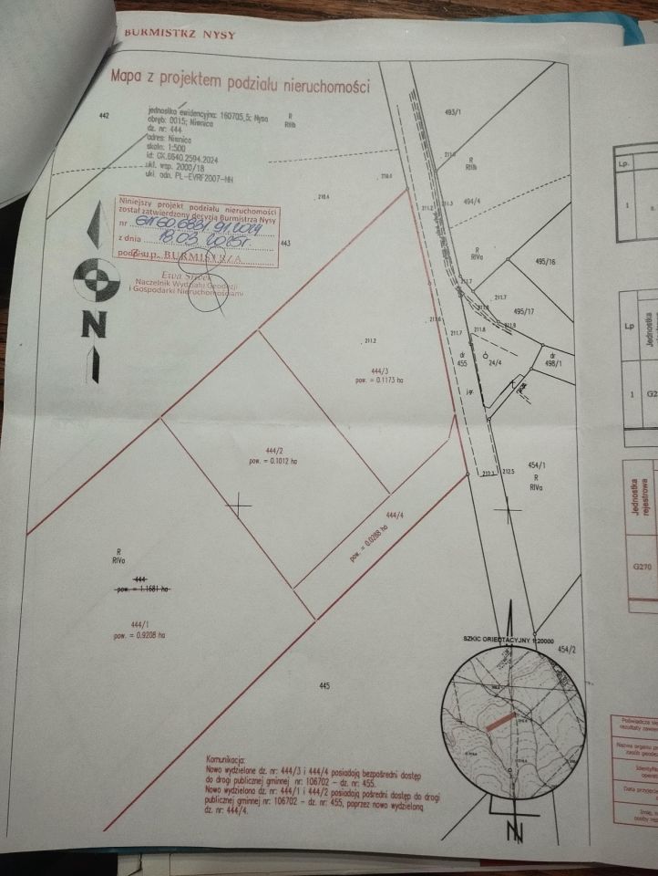 Działka budowlana Niwnica