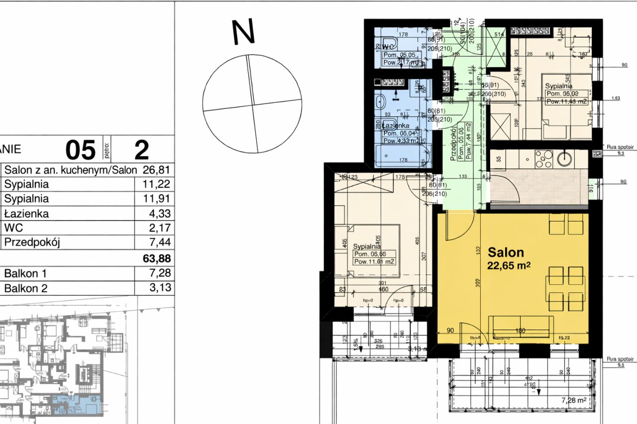 Mieszkanie 3-pokojowe Łódź Bałuty, ul. Łagiewnicka. Zdjęcie 1