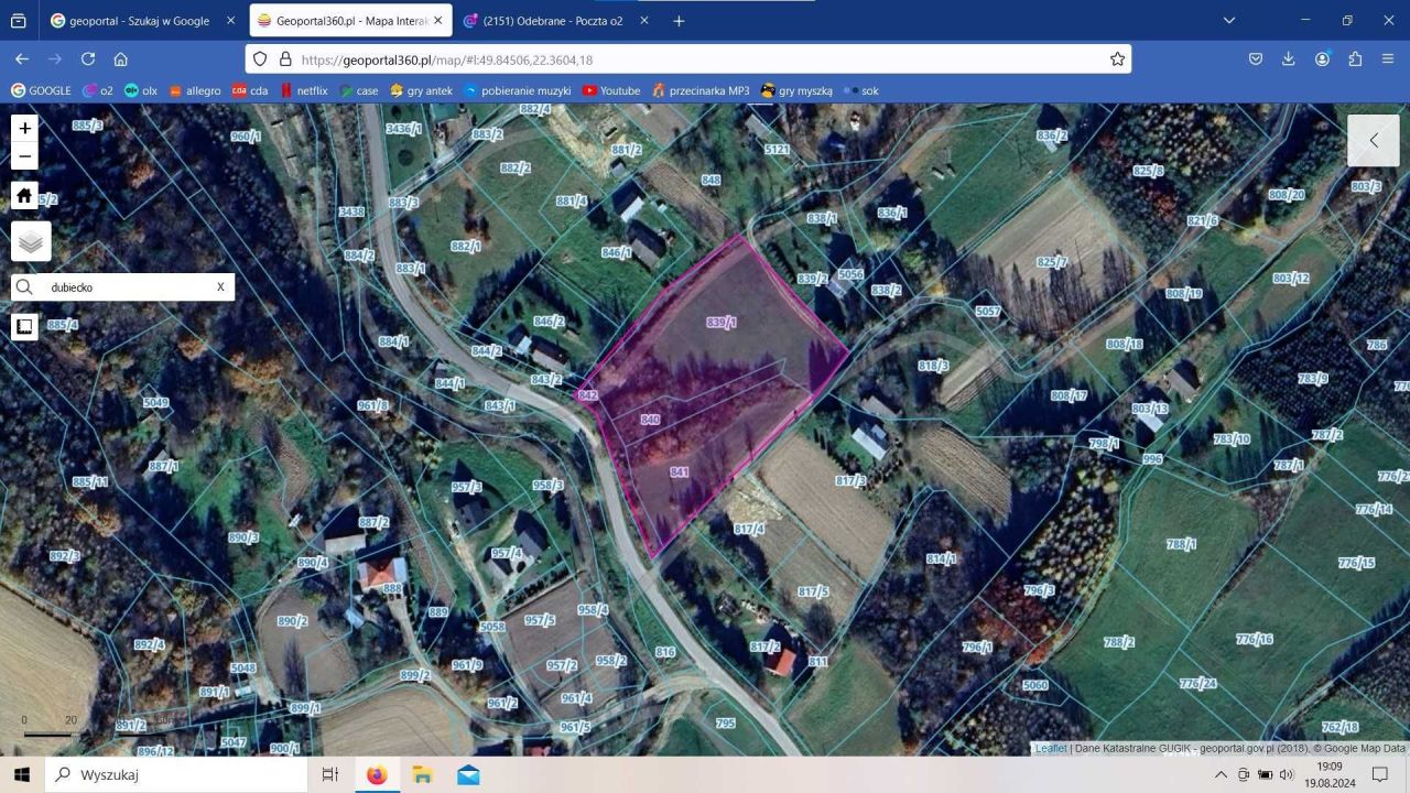 Działka budowlana Przedmieście Dubieckie. Zdjęcie 3