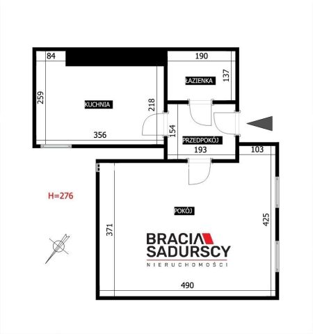 Mieszkanie 1-pokojowe Kraków Grzegórzki, ul. Michała Siedleckiego. Zdjęcie 3