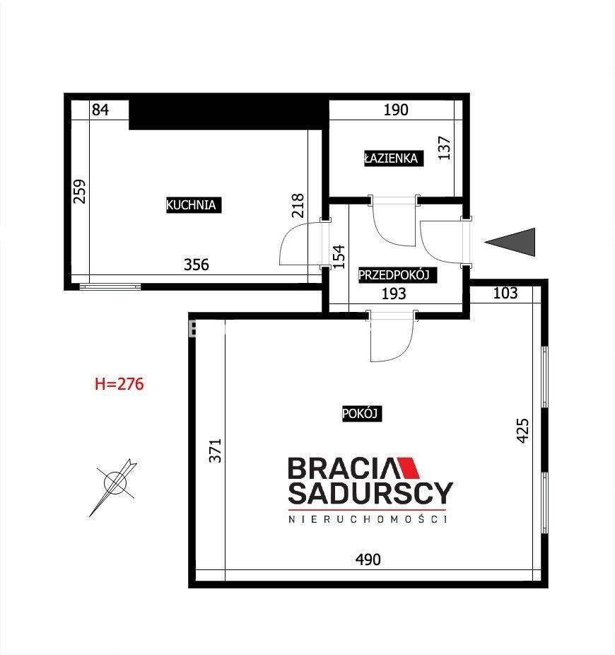 Mieszkanie 1-pokojowe Kraków Grzegórzki, ul. Michała Siedleckiego. Zdjęcie 3