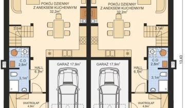 bliźniak, 5 pokoi Wilczopole