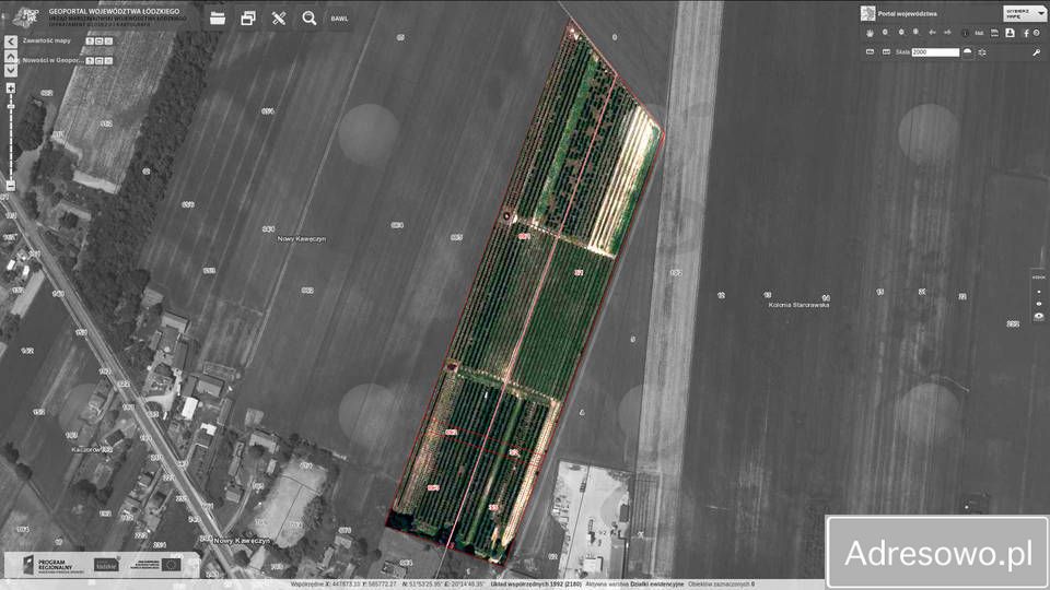 Działka rolna Nowy Kawęczyn. Zdjęcie 2