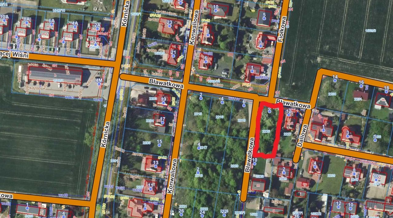 Działka budowlana Kostrzyn, ul. Bławatkowa. Zdjęcie 8