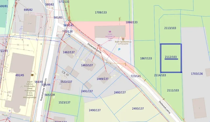 Działka budowlana Czarków, ul. Doświadczalna