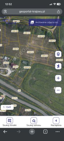 Działka budowlana Wilków. Zdjęcie 1