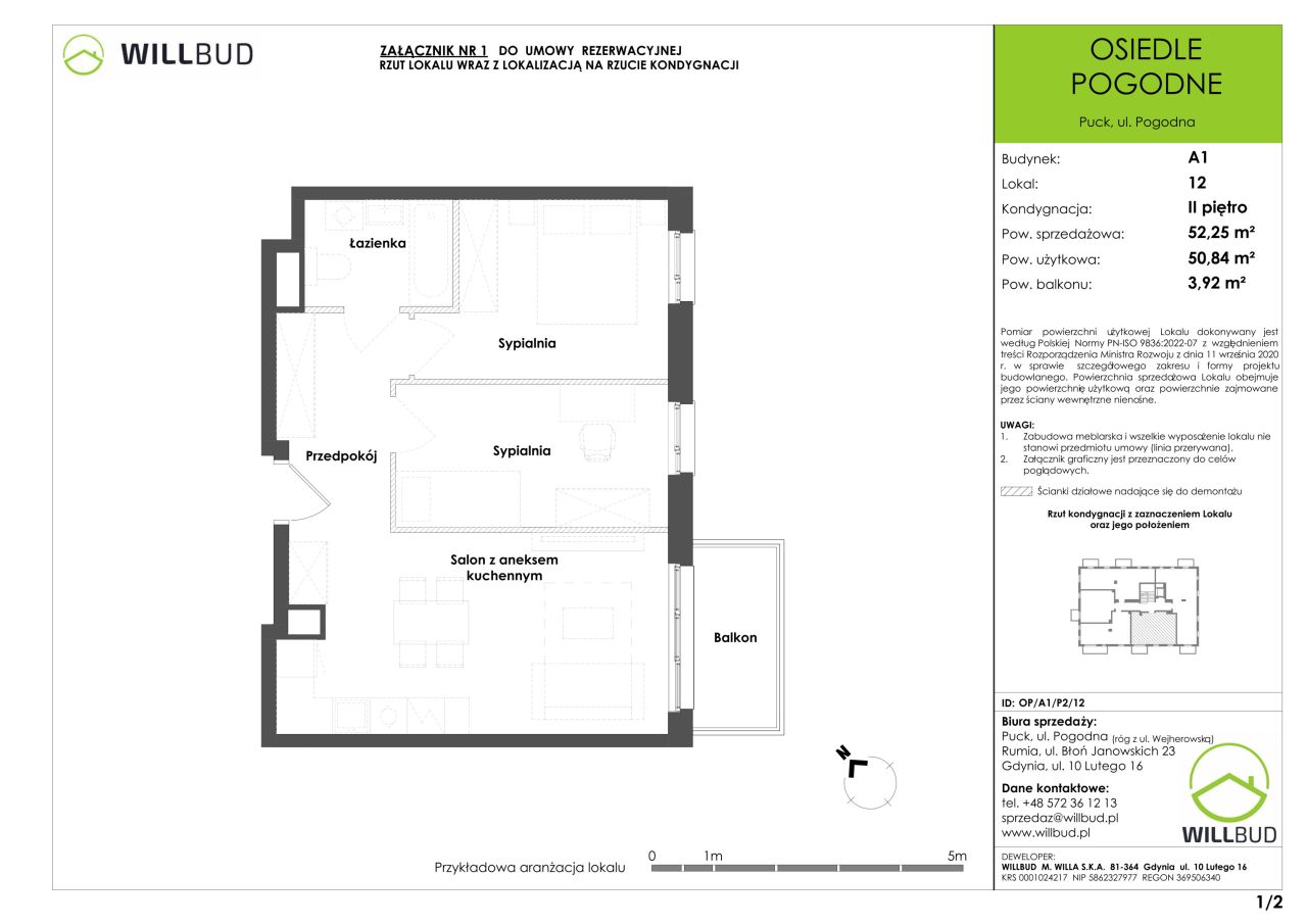 Mieszkanie 3-pokojowe Puck, ul. Pogodna. Zdjęcie 9