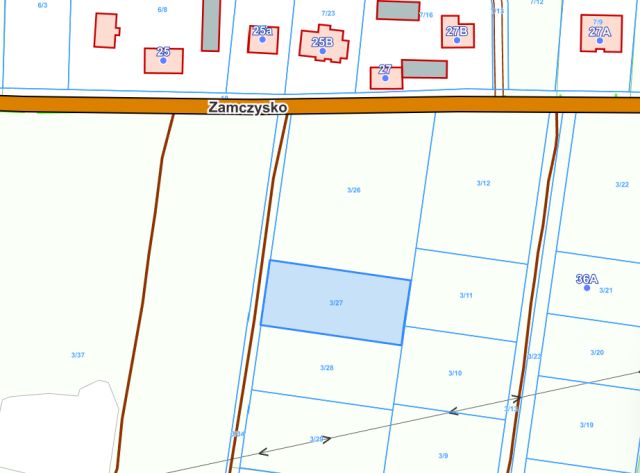 Działka budowlana Bydgoszcz Grochol, ul. Zamczysko. Zdjęcie 1