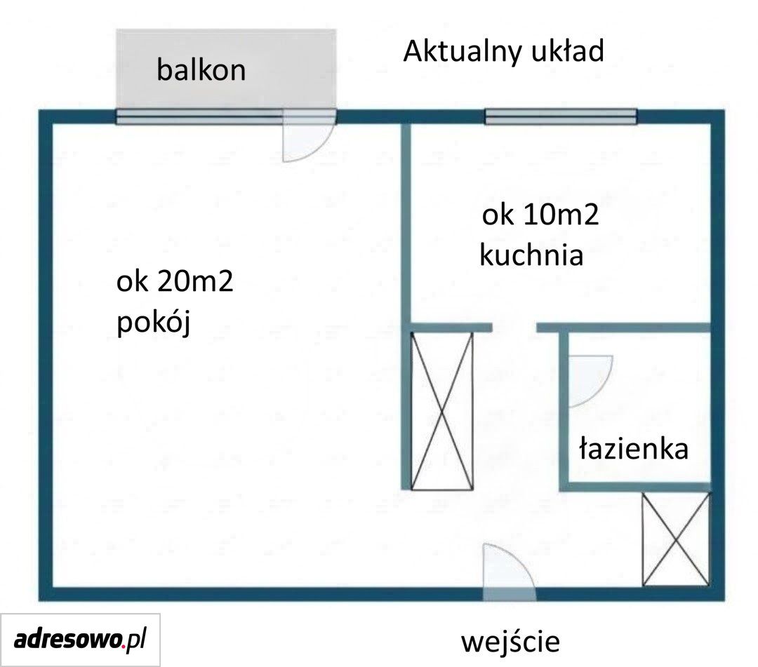 Mieszkanie 1-pokojowe Łódź Bałuty, ul. Boya-Żeleńskiego. Zdjęcie 17