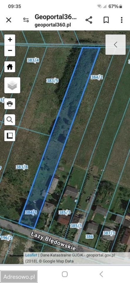 Działka rolno-budowlana Dąbrowa Górnicza Łazy, ul. Łazy Błędowskie. Zdjęcie 2