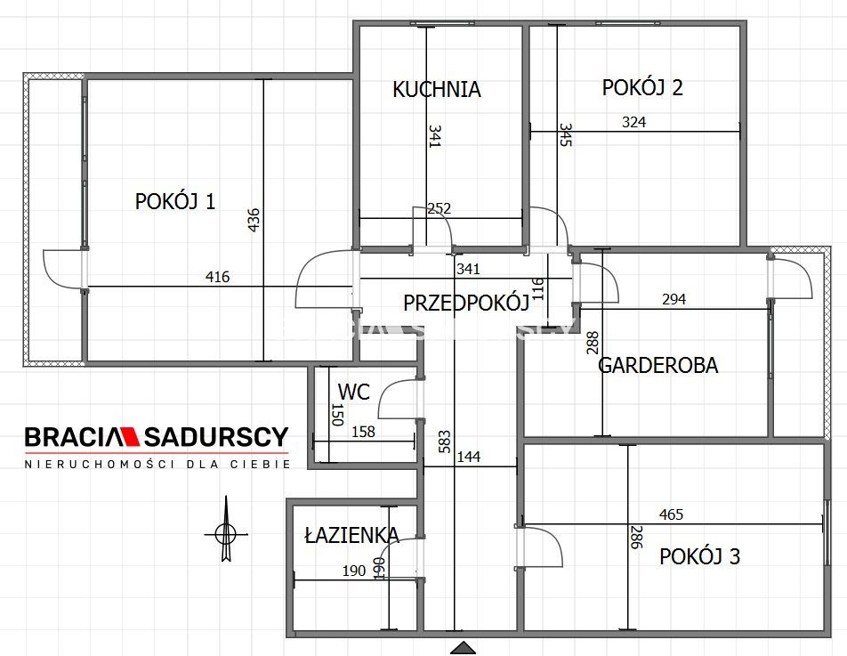 Mieszkanie 4-pokojowe Kraków Mistrzejowice, os. Oświecenia. Zdjęcie 24