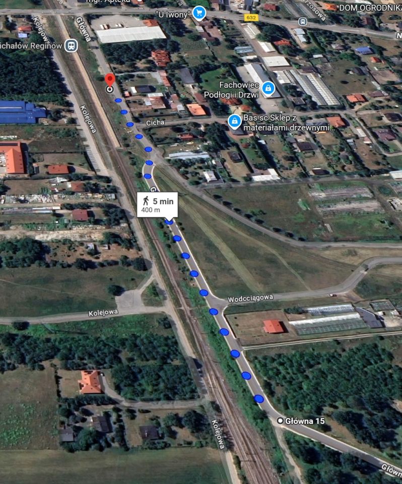 Działka budowlana Michałów-Reginów, ul. Główna. Zdjęcie 3