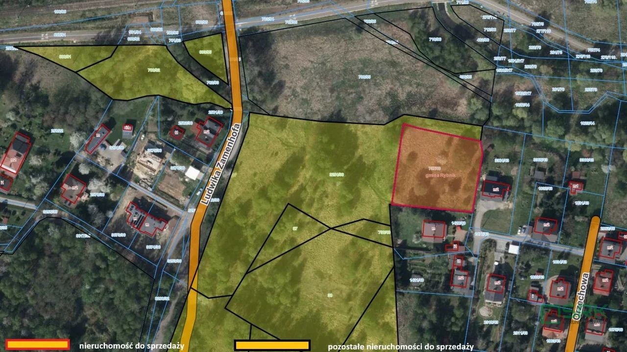 Działka budowlana Rybnik, ul. Ludwika Zamenhofa. Zdjęcie 3