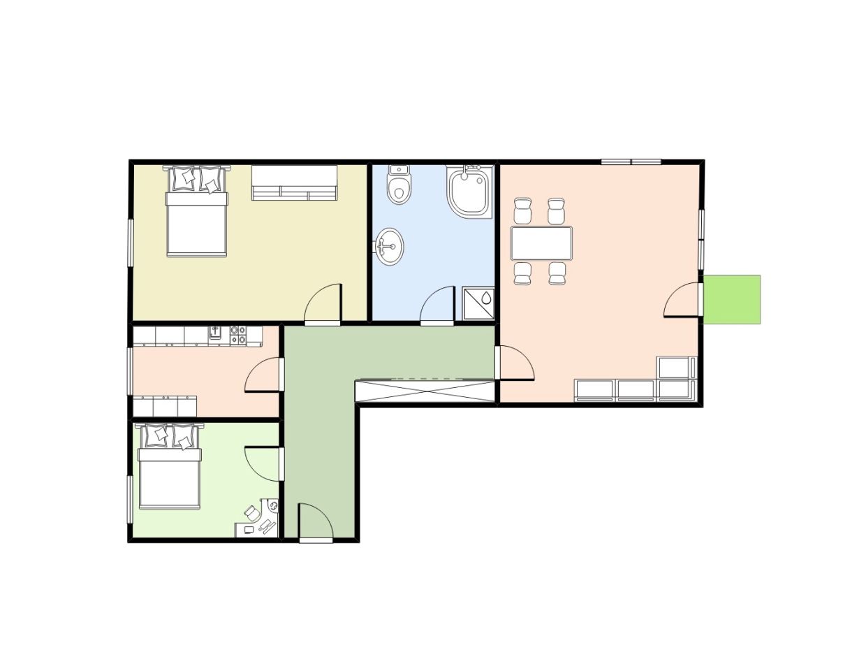 Mieszkanie 3-pokojowe Kraków Nowa Huta, os. Tysiąclecia. Zdjęcie 8