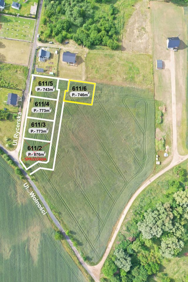 Działka budowlana Recz, ul. Wolności. Zdjęcie 2