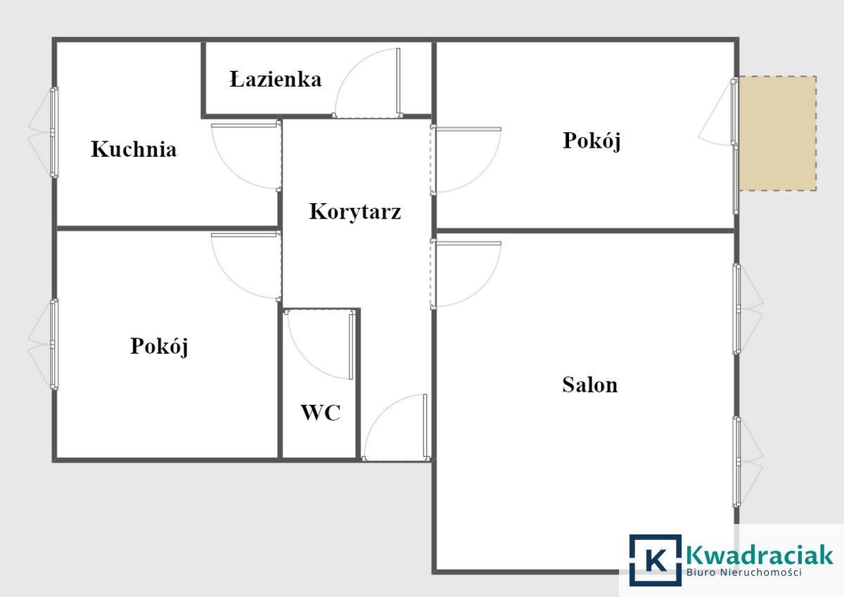 Mieszkanie 3-pokojowe Sanok, ul. Robotnicza. Zdjęcie 17