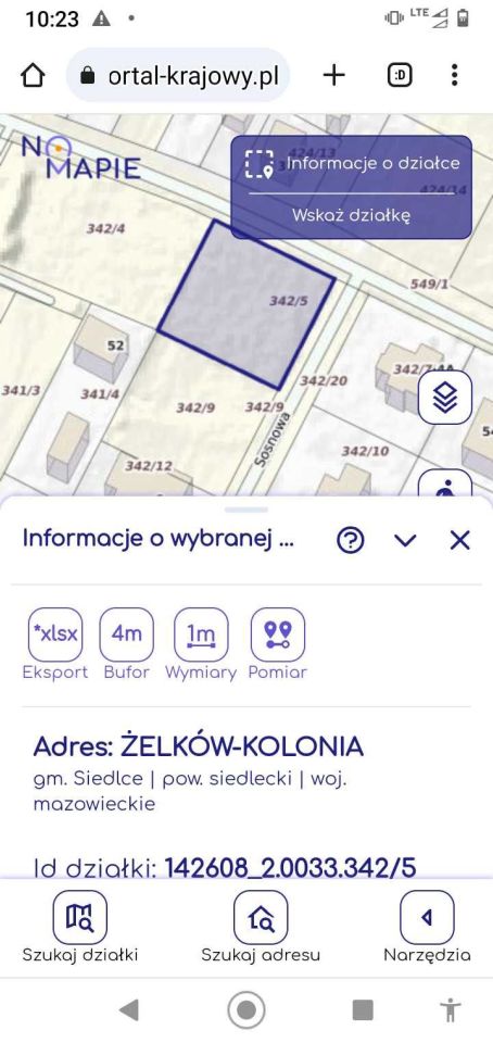 Działka budowlana Żelków-Kolonia. Zdjęcie 4