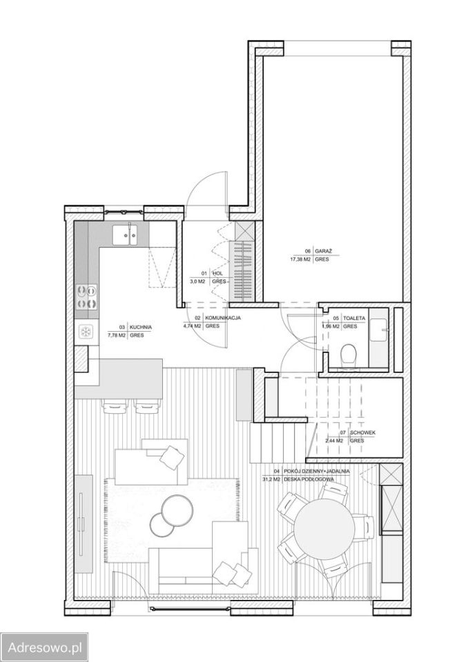 dom szeregowy, 6 pokoi Stara Wieś. Zdjęcie 19