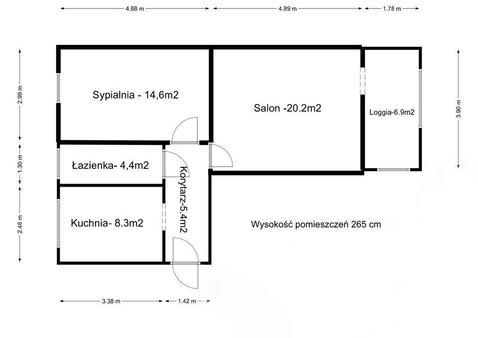 Mieszkanie 2-pokojowe Gdańsk Siedlce, ul. Legnicka. Zdjęcie 15