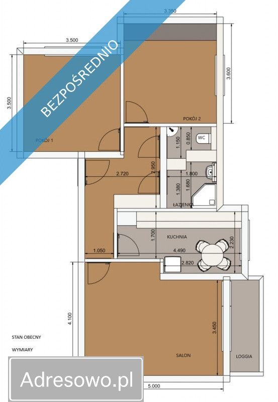 Mieszkanie 3-pokojowe Wrocław Fabryczna, ul. Stefana Drzewieckiego. Zdjęcie 19