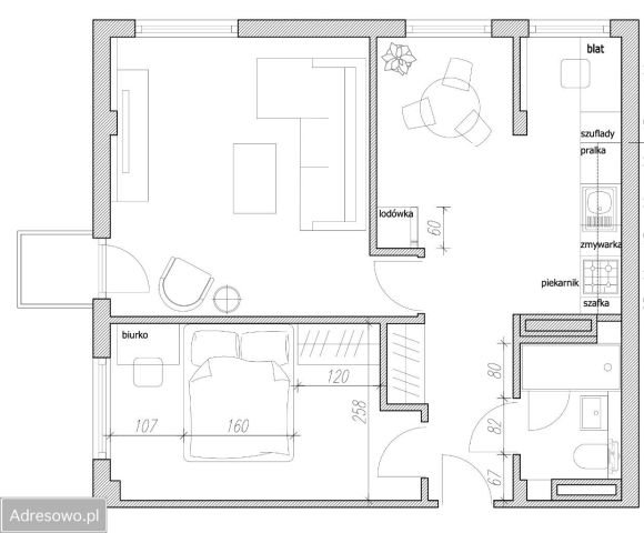 Mieszkanie 2-pokojowe Warszawa Wola, al. "Solidarności". Zdjęcie 17