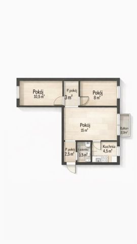 Mieszkanie 3-pokojowe Bydgoszcz Bartodzieje Wielkie. Zdjęcie 9