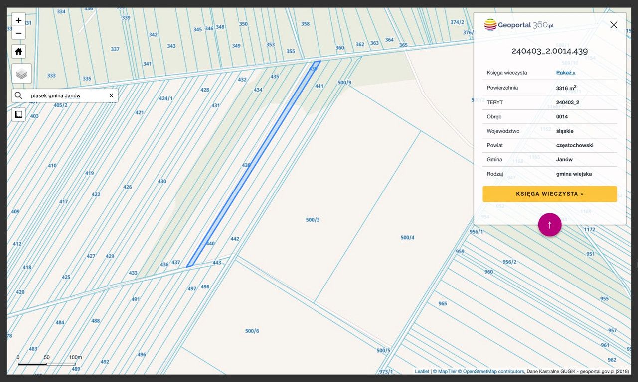 Działka rolna Piasek. Zdjęcie 2