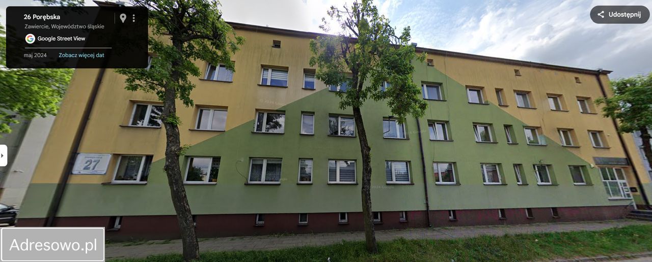 Mieszkanie 2-pokojowe Zawiercie, ul. Porębska