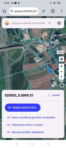 Działka inwestycyjna Sady Dolne. Zdjęcie 1