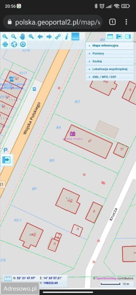 Działka inwestycyjna Słubice, ul. Wojska Polskiego. Zdjęcie 3