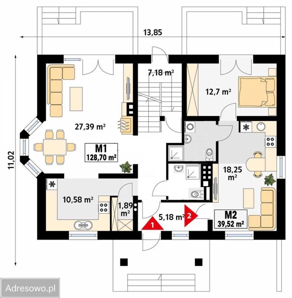 dom wolnostojący, 6 pokoi Sieborowice, ul. Załucek. Zdjęcie 19