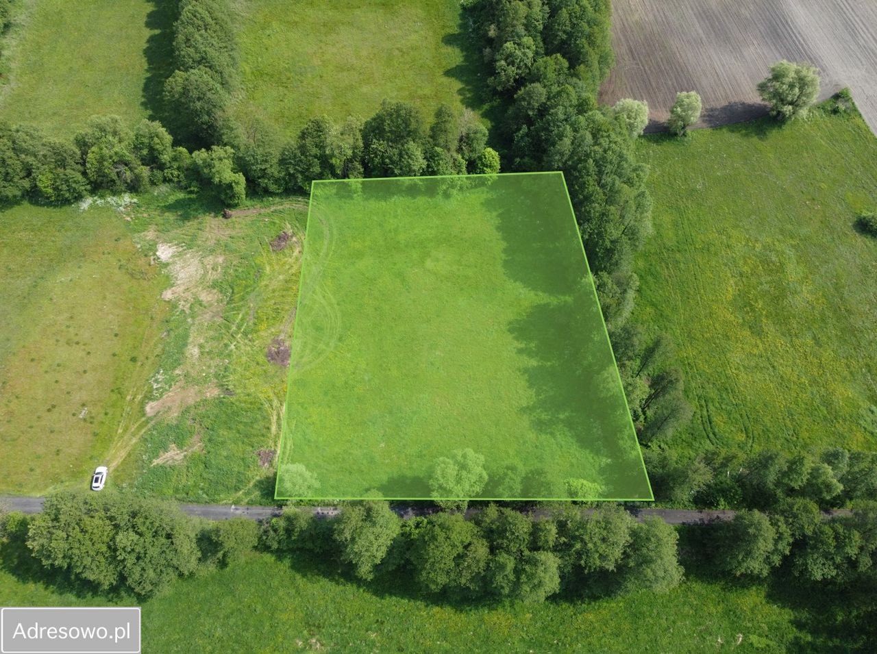 Działka inwestycyjna Zarośle Cienkie. Zdjęcie 6