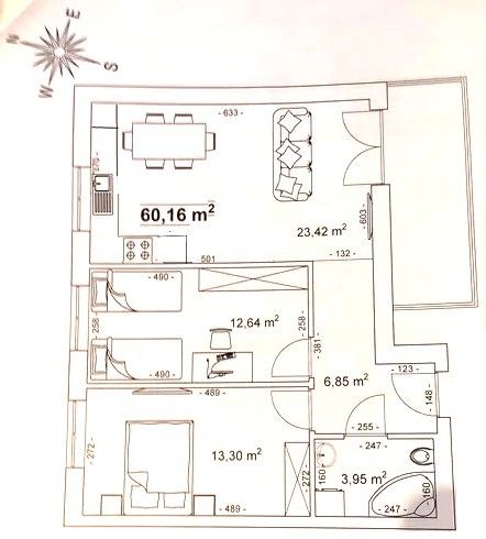 Mieszkanie 3-pokojowe Kraków Prądnik Biały, ul. Henryka Pachońskiego. Zdjęcie 9