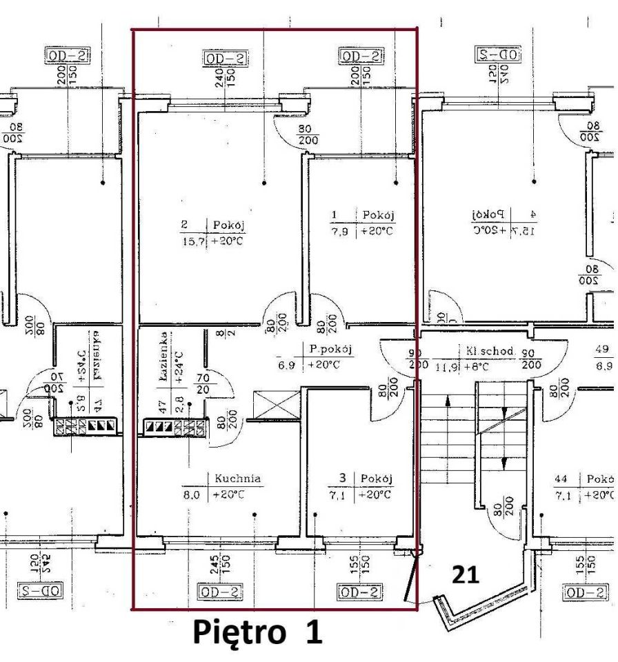 Mieszkanie 3-pokojowe Gorzów Wielkopolski, ul. Walerego Wróblewskiego. Zdjęcie 3