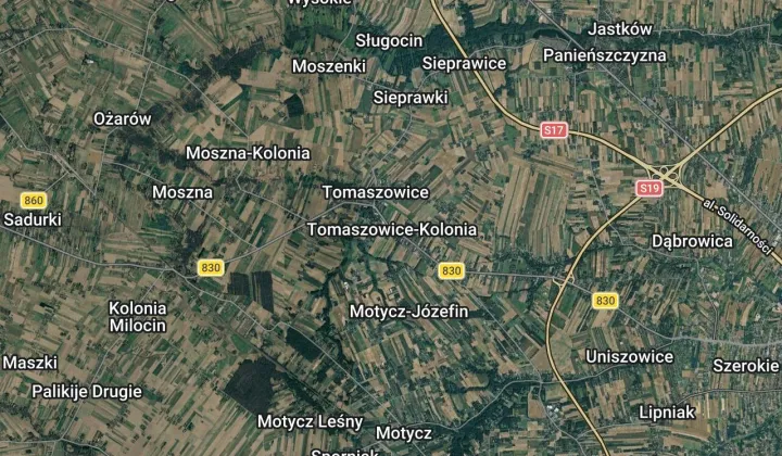 Działka siedliskowa Tomaszowice-Kolonia
