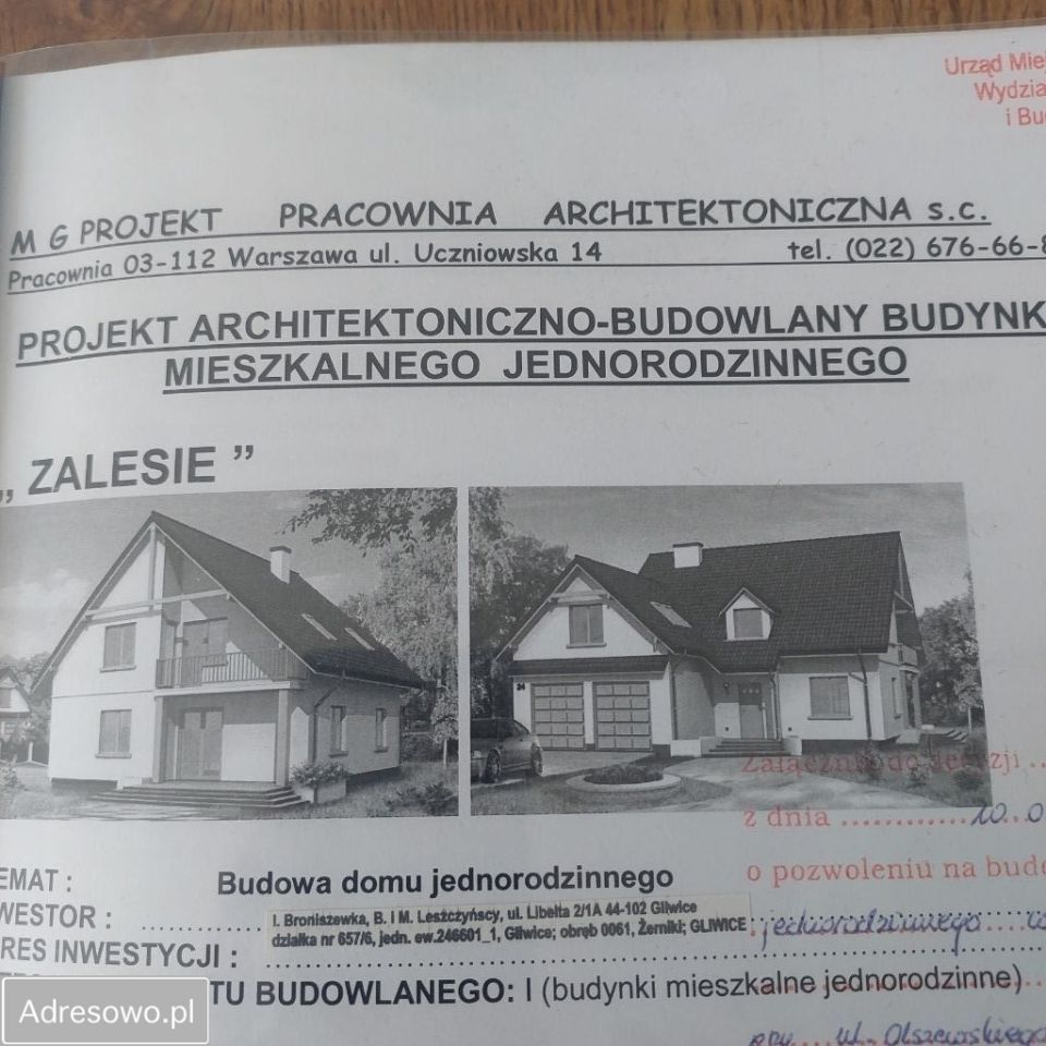 dom wolnostojący, 5 pokoi Gliwice, ul. Obrońców Pokoju