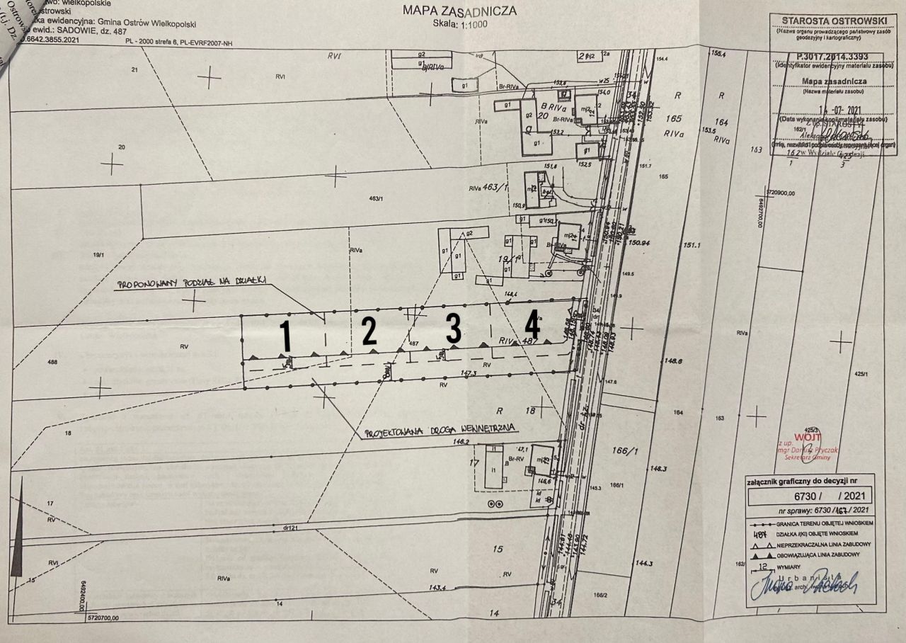 Działka budowlana Sadowie. Zdjęcie 1