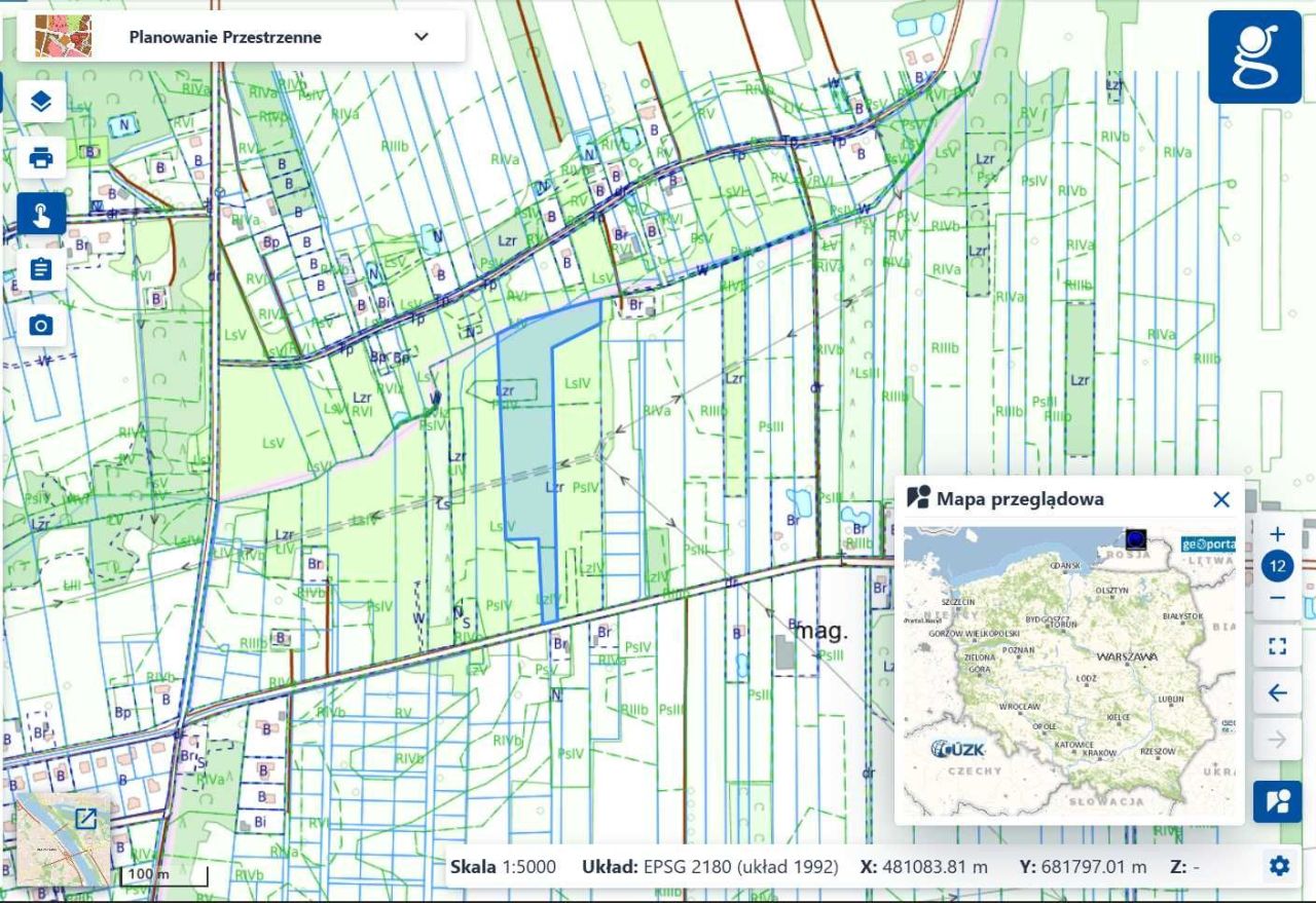 Działka rolno-budowlana Tyborów. Zdjęcie 2