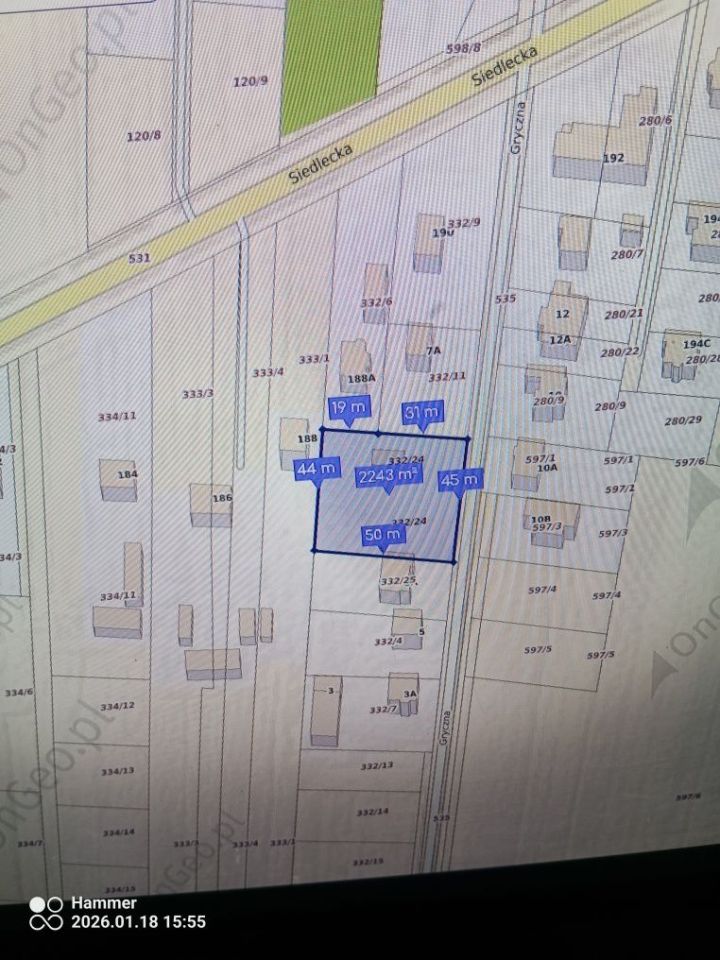 Działka budowlana Stok Lacki