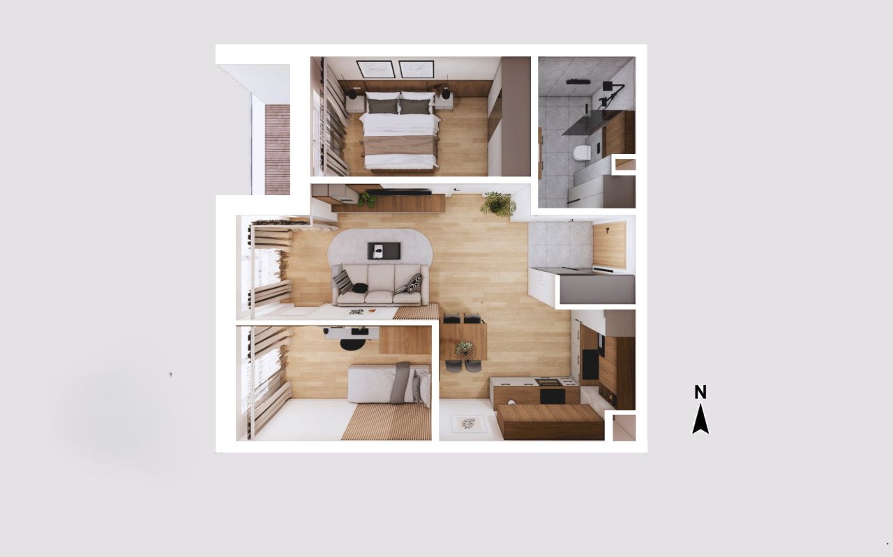 Mieszkanie 3-pokojowe Kraków Ruczaj, ul. dr. Jana Piltza. Zdjęcie 18