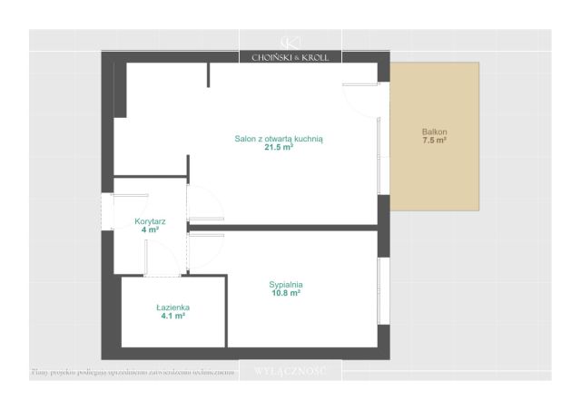Mieszkanie 2-pokojowe Poznań Piątkowo, ul. Teofila Mateckiego. Zdjęcie 20