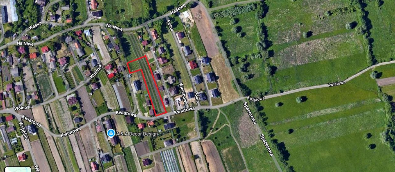 Działka budowlana Dziekanowice