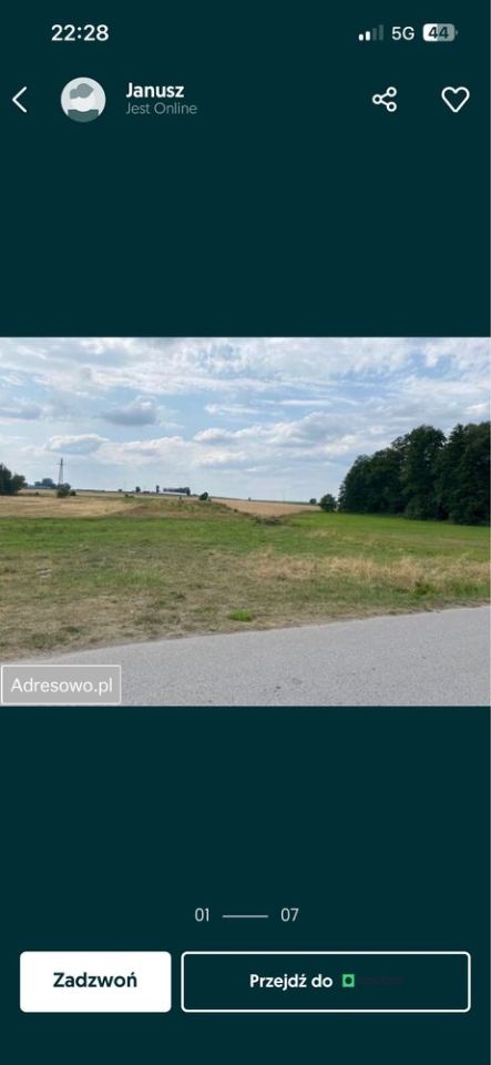 Działka rolno-budowlana Garbów