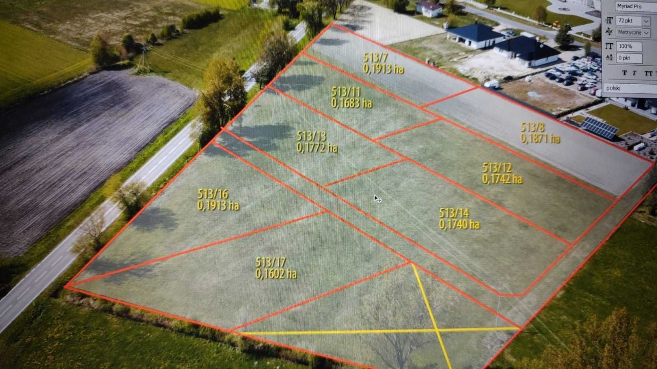 Działka budowlana Zahajki. Zdjęcie 1
