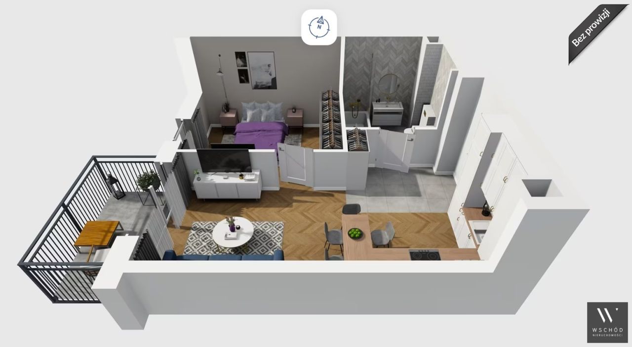 Mieszkanie 2-pokojowe Kraków Prądnik Biały