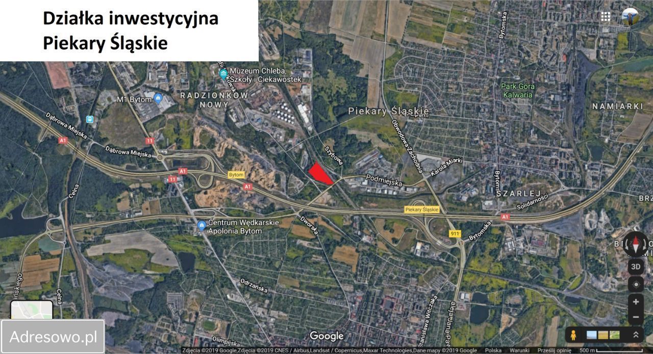 Działka inwestycyjna Piekary Śląskie. Zdjęcie 2